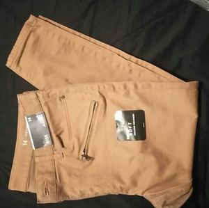 Zip Pocket Twill Jeggings